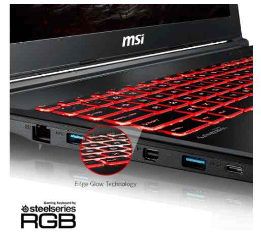 MSI GL62M 7REX-1896US Keyboard and Touchpad